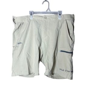 Huk Men's Light Tan Cargo Shorts